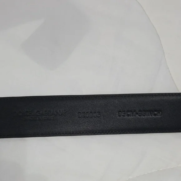 Dolce & Gabbana Black Anchor Buckle Belt - Picture 12 of 14